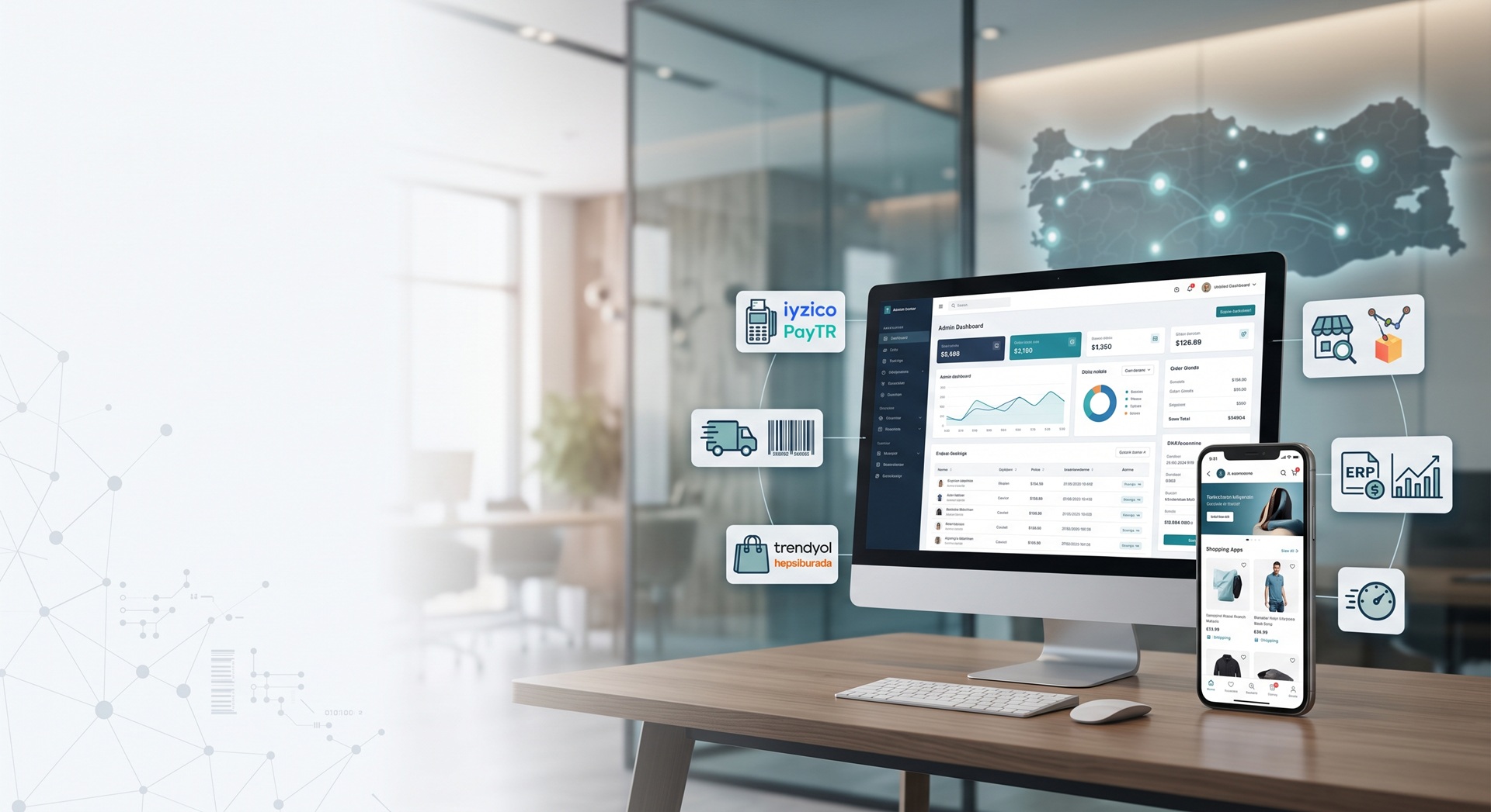 İşletmenizle Tam Entegre, Ölçeklenebilir E-Ticaret Altyapıları
